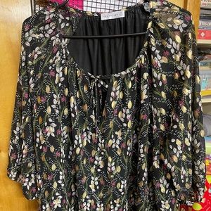 Retrelogy Floral Long-sleeve Top